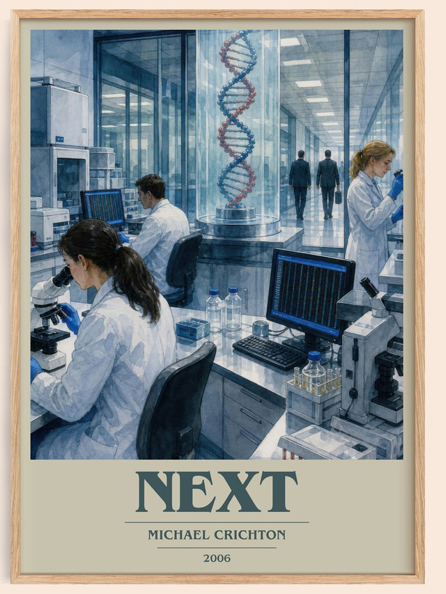 Next Book Cover Poster by Michael Crichton