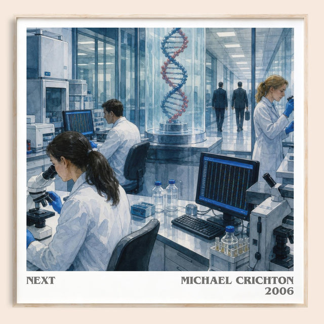Next Literary Art Print by Michael Crichton