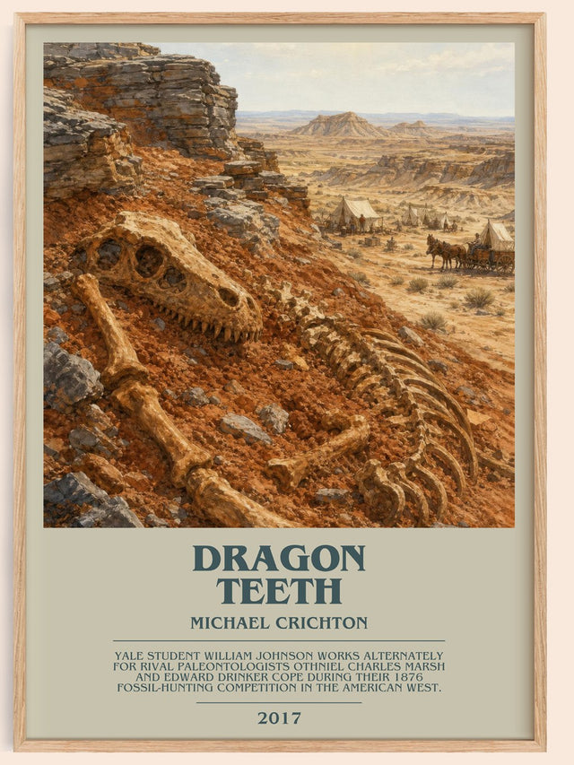 Dragon Teeth Bookish Wall Art by Michael Crichton