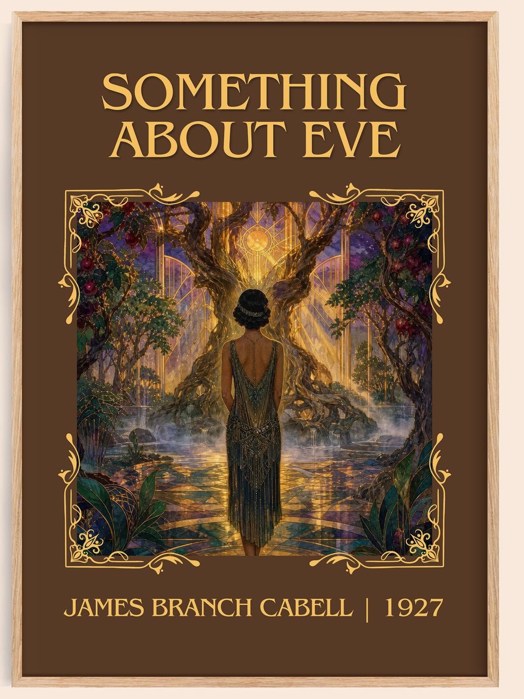 Something About Eve Classic Book Art Print by James Branch Cabell – book poster