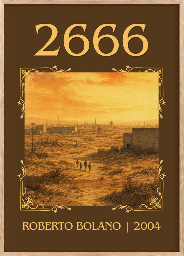 2666 Classic Book Art Print by Roberto Bolaño
