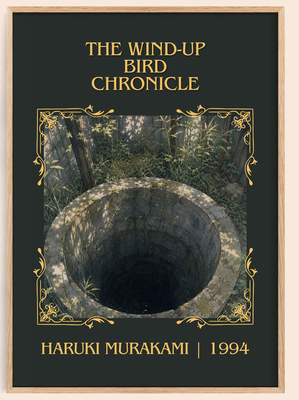 The Wind-Up Bird Chronicle Classic Book Art Print by Haruki Murakami – book poster