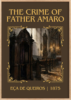 The Crime of Father Amaro Classic Book Art Print by Eça de Queirós