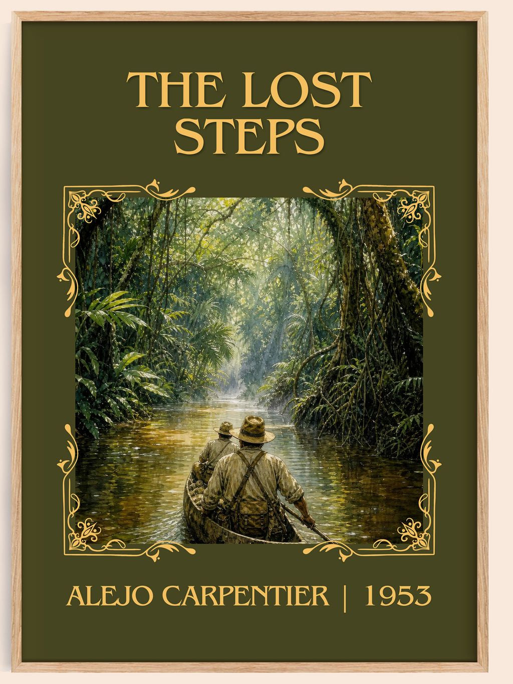 The Lost Steps Classic Book Art Print by Alejo Carpentier – book poster