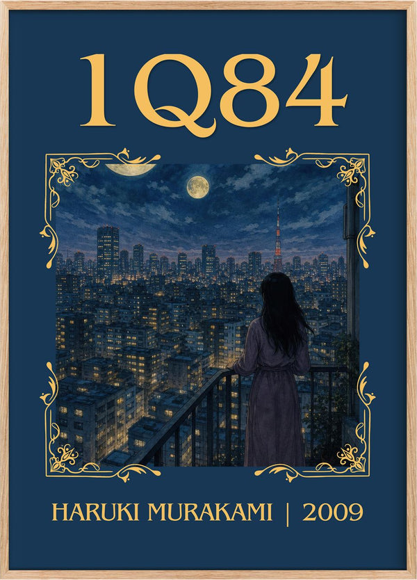 1Q84 Classic Book Art Print by Haruki Murakami