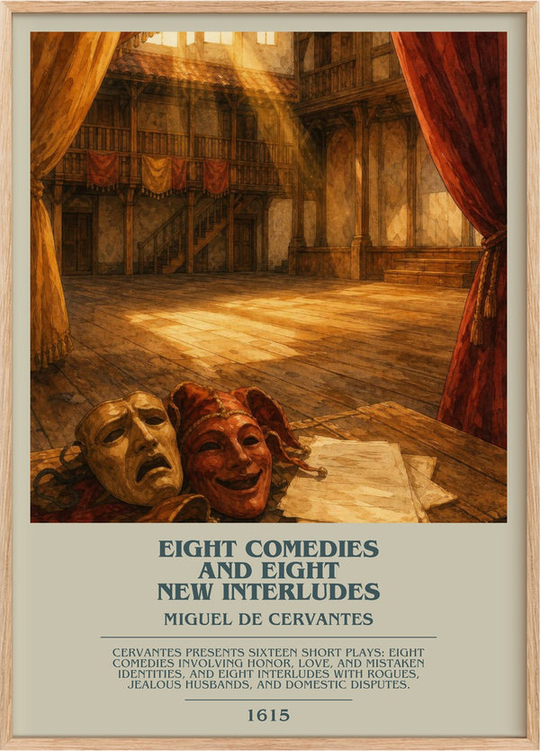 Eight Comedies And Eight New Interludes Bookish Wall Art – M.