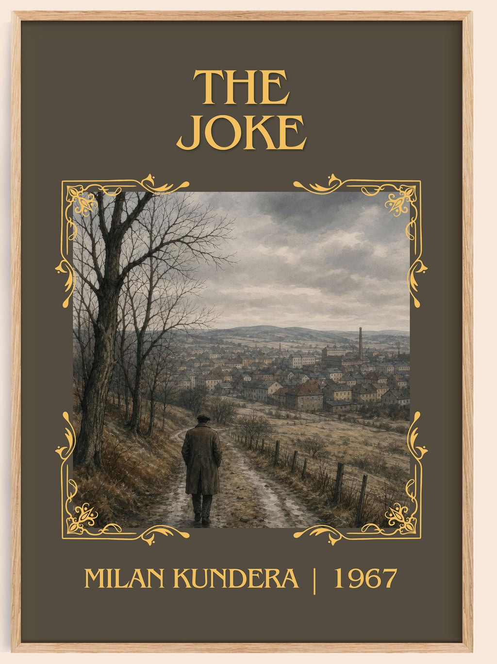 The Joke Classic Book Art Print by Milan Kundera – book poster