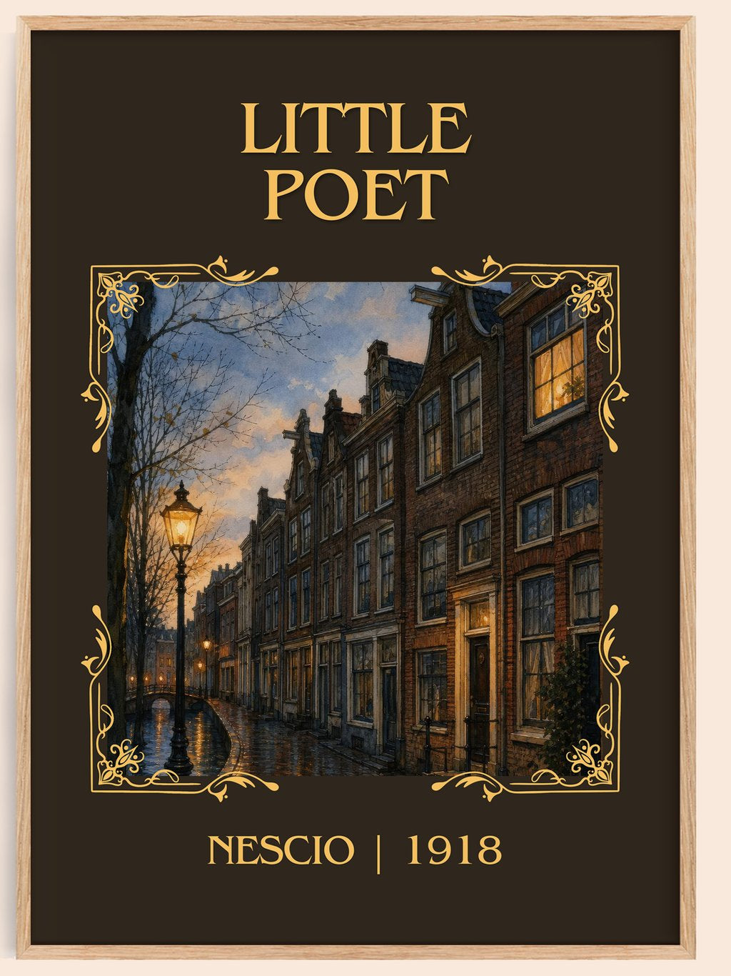 Little Poet Classic Book Art Print by Nescio – book poster