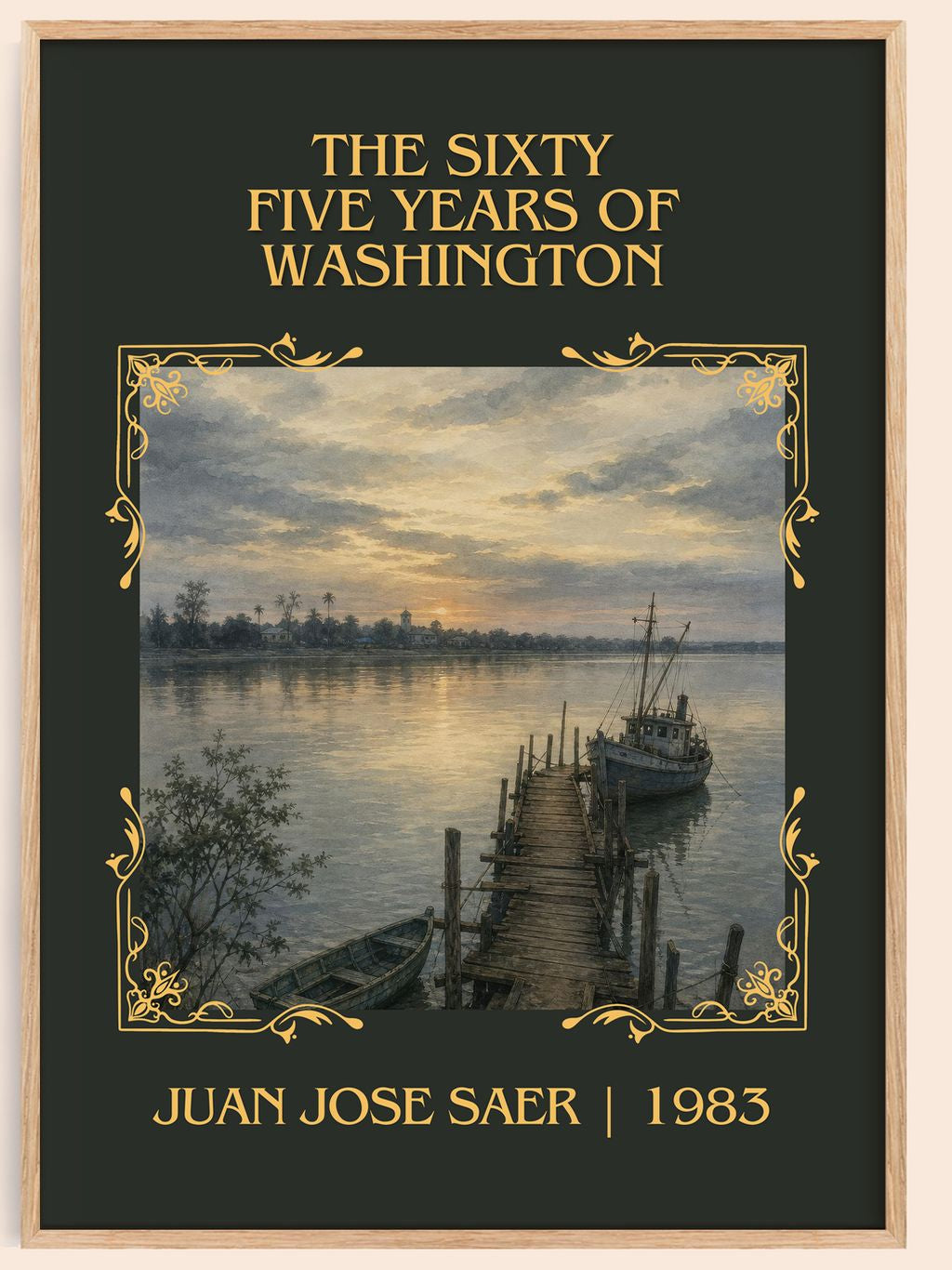 Sixty Five Years Of Washington Classic Book Art Print by J. Saer – book poster