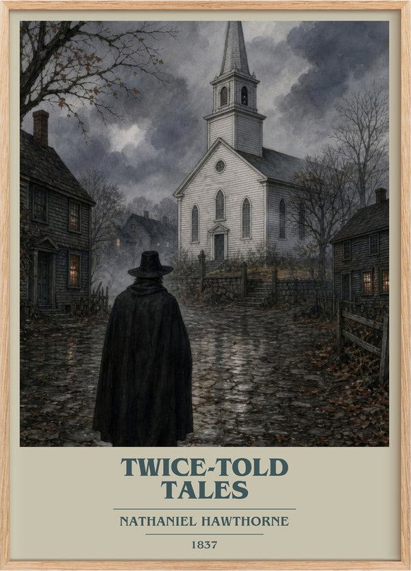 Twice-Told Tales Book Cover Poster by Nathaniel Hawthorne