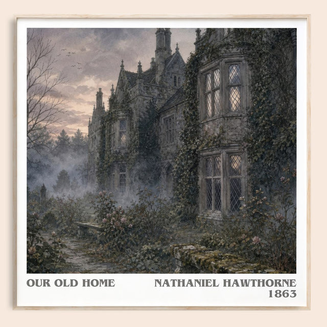 Our Old Home Literary Art Print by Nathaniel Hawthorne
