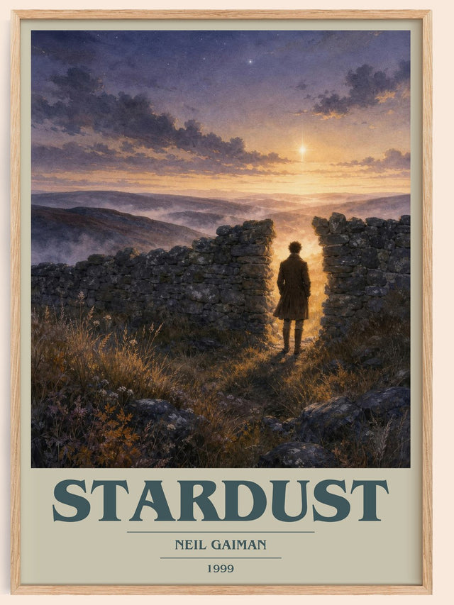 Stardust Book Cover Poster by Neil Gaiman