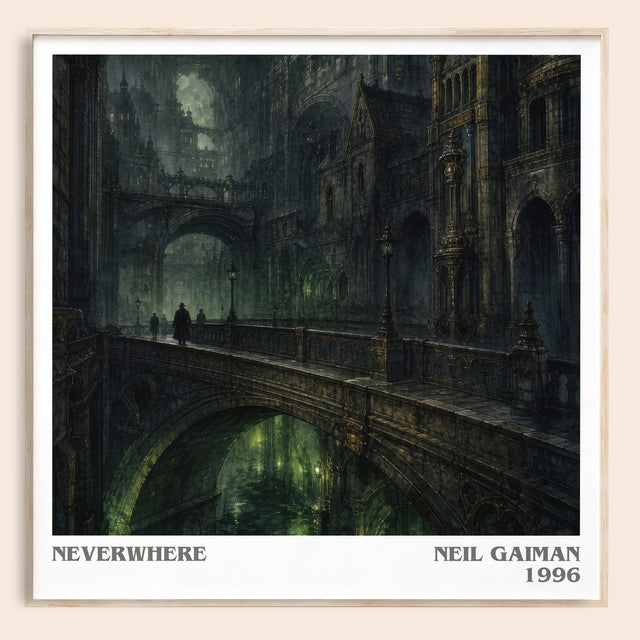 Neverwhere Literary Art Print by Neil Gaiman