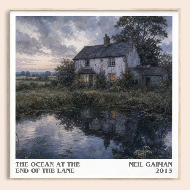 The Ocean At The End Of The Lane Literary Art Print by Neil Gaiman