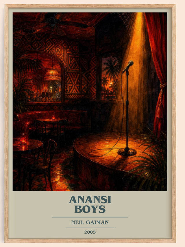 Anansi Boys Book Cover Poster by Neil Gaiman