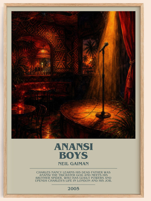 Anansi Boys Bookish Wall Art by Neil Gaiman