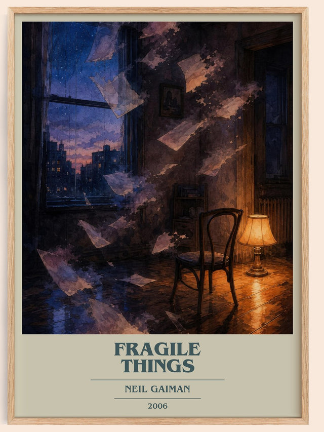 Fragile Things Book Cover Poster by Neil Gaiman