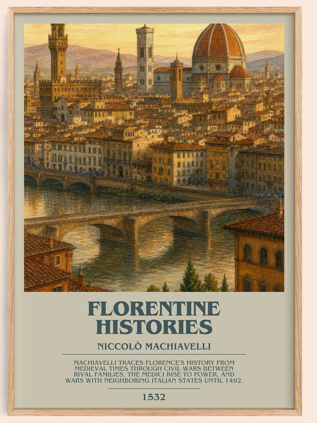 Florentine Histories Bookish Wall Art by Niccolò Machiavelli