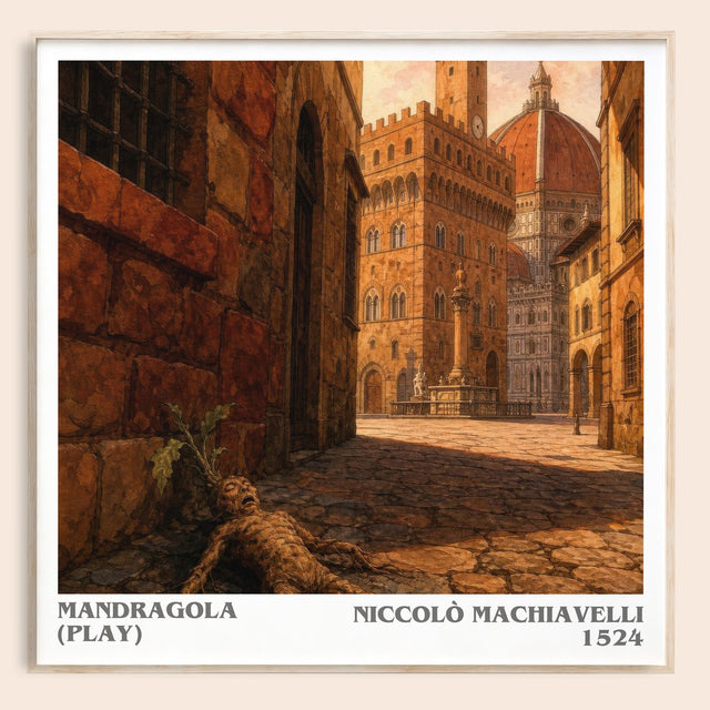 Mandragola (Play) Literary Art Print by Niccolò Machiavelli