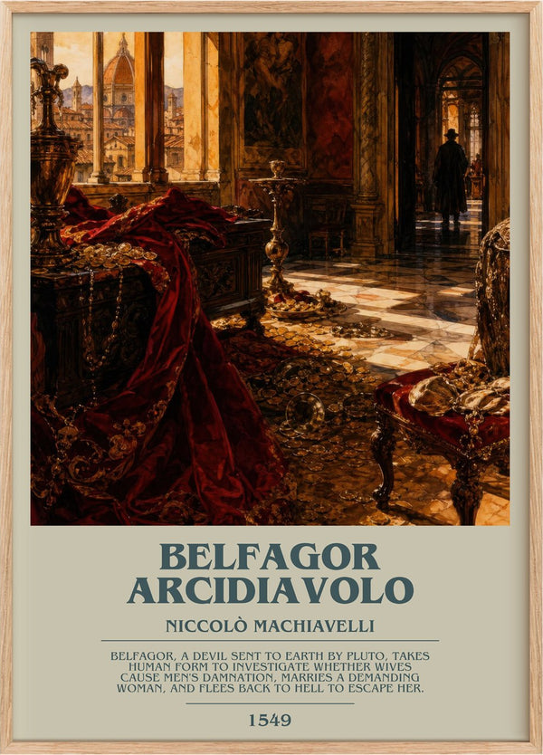 Belfagor Arcidiavolo Bookish Wall Art by Niccolò Machiavelli