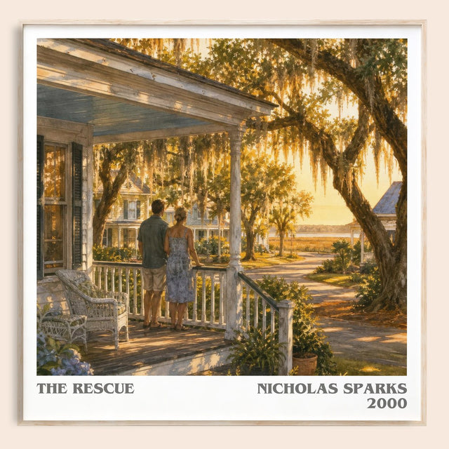 The Rescue Literary Art Print by Nicholas Sparks