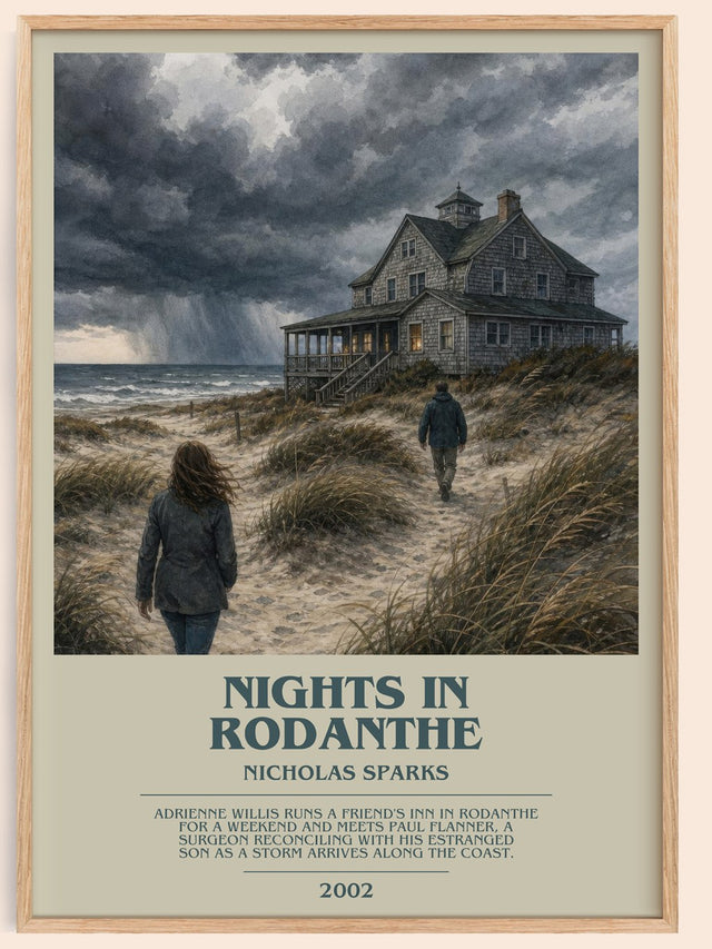 Nights In Rodanthe Bookish Wall Art by Nicholas Sparks
