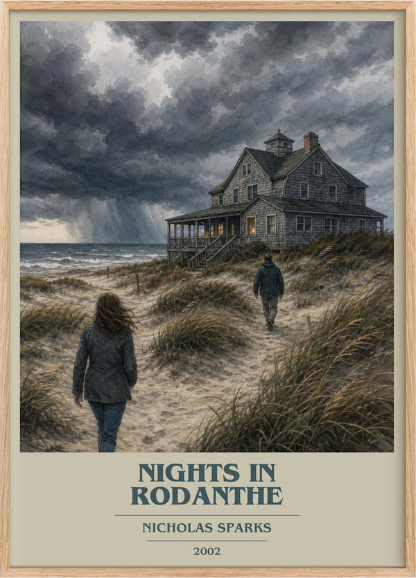 Nights In Rodanthe Book Cover Poster by Nicholas Sparks
