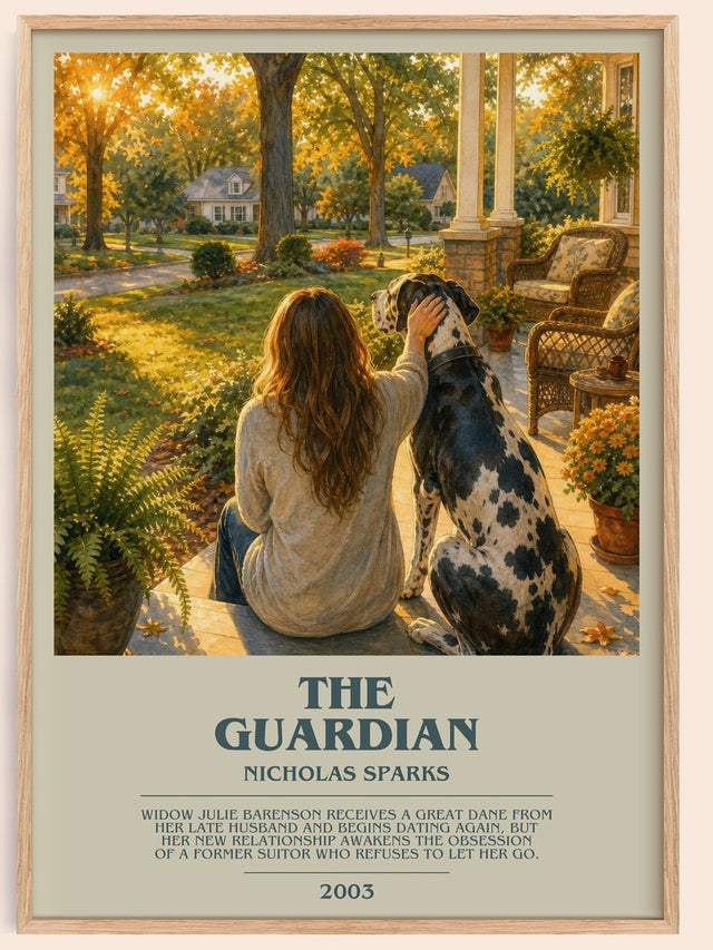 The Guardian Bookish Wall Art by Nicholas Sparks