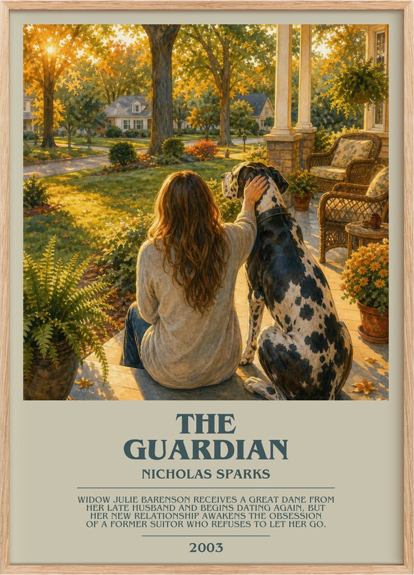 The Guardian Bookish Wall Art by Nicholas Sparks