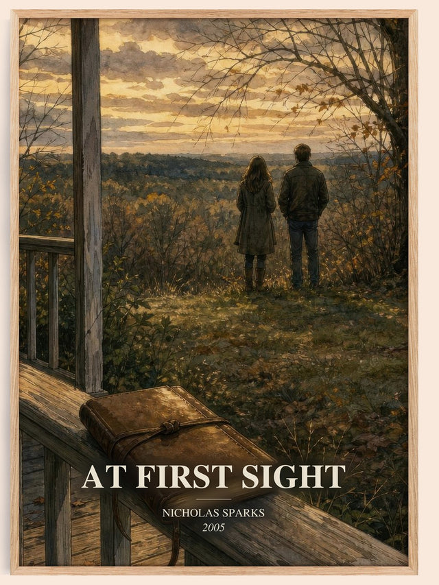 At First Sight Book Watercolour Illustration by Nicholas Sparks