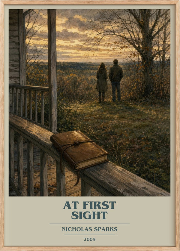 At First Sight Book Cover Poster by Nicholas Sparks