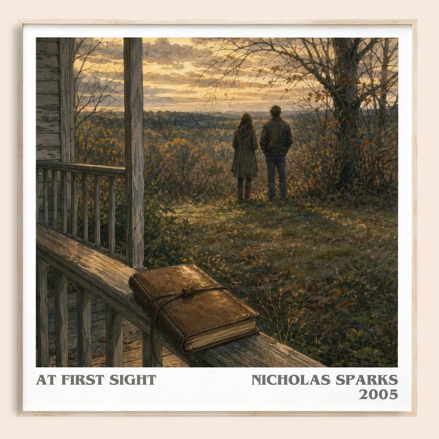 At First Sight Literary Art Print by Nicholas Sparks