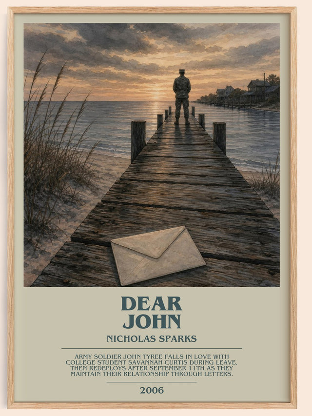 Dear John Bookish Wall Art by Nicholas Sparks