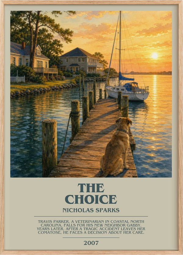 The Choice Bookish Wall Art by Nicholas Sparks