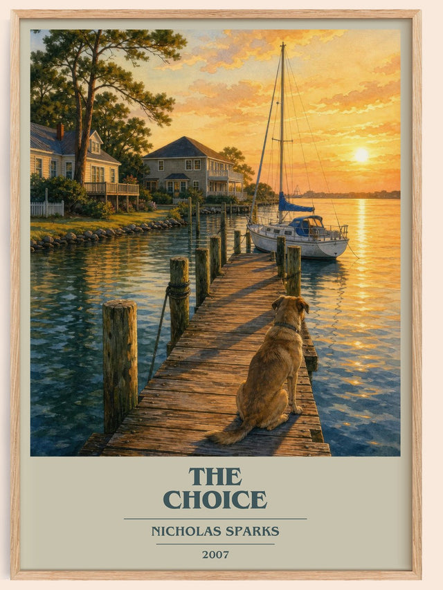 The Choice Book Cover Poster by Nicholas Sparks
