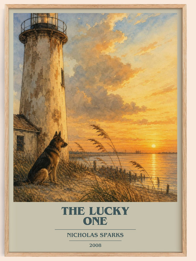 The Lucky One Book Cover Poster by Nicholas Sparks