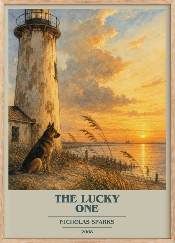 The Lucky One Book Cover Poster by Nicholas Sparks