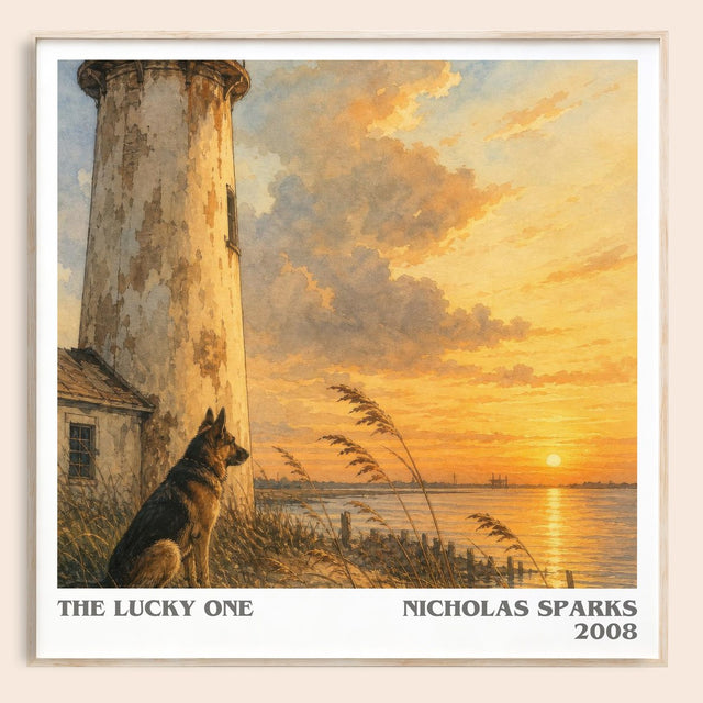 The Lucky One Literary Art Print by Nicholas Sparks