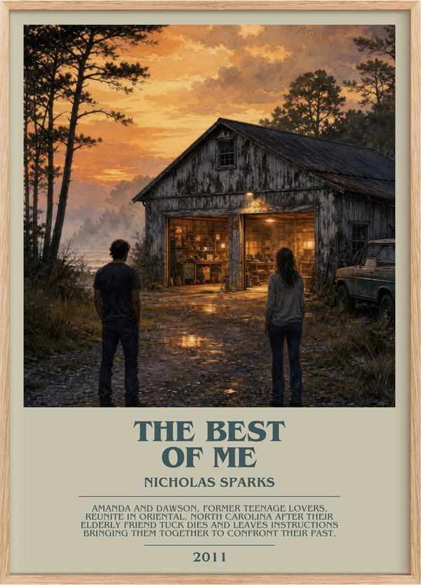 The Best Of Me Bookish Wall Art by Nicholas Sparks