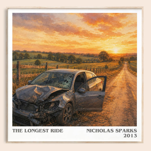 The Longest Ride Literary Art Print by Nicholas Sparks