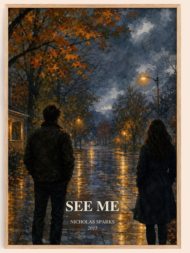 See Me Book Watercolour Illustration by Nicholas Sparks