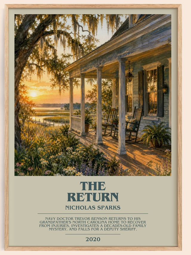 The Return Bookish Wall Art by Nicholas Sparks