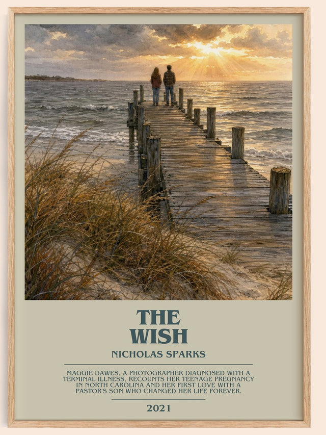 The Wish Bookish Wall Art by Nicholas Sparks