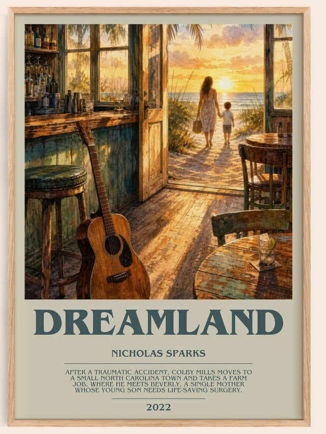 Dreamland Bookish Wall Art by Nicholas Sparks