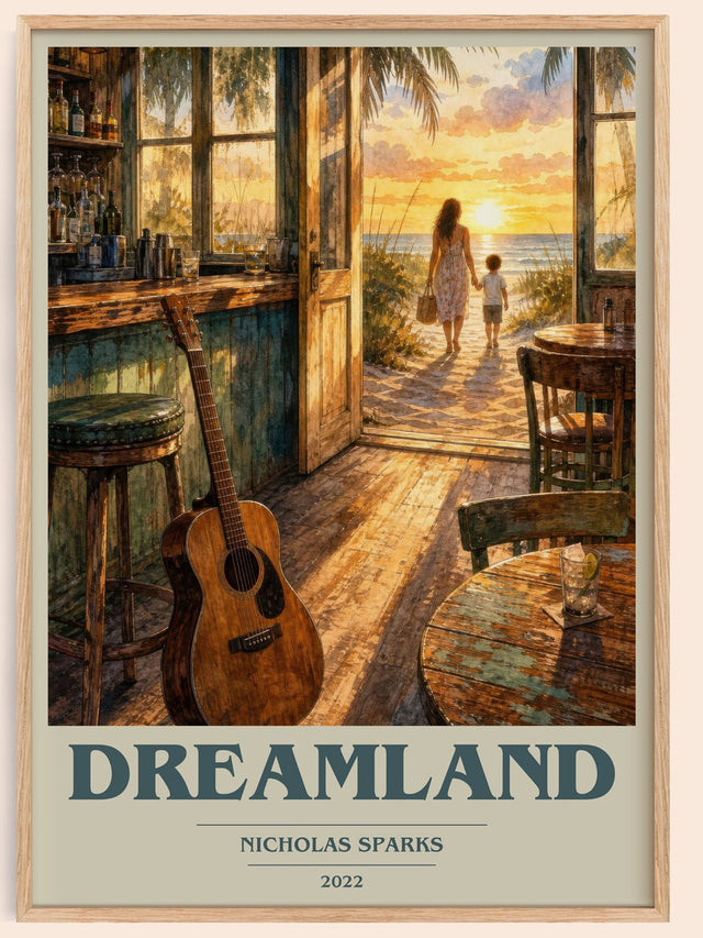 Dreamland Book Cover Poster by Nicholas Sparks