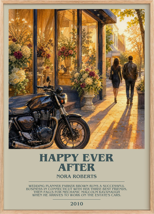 Happy Ever After Bookish Wall Art by Nora Roberts