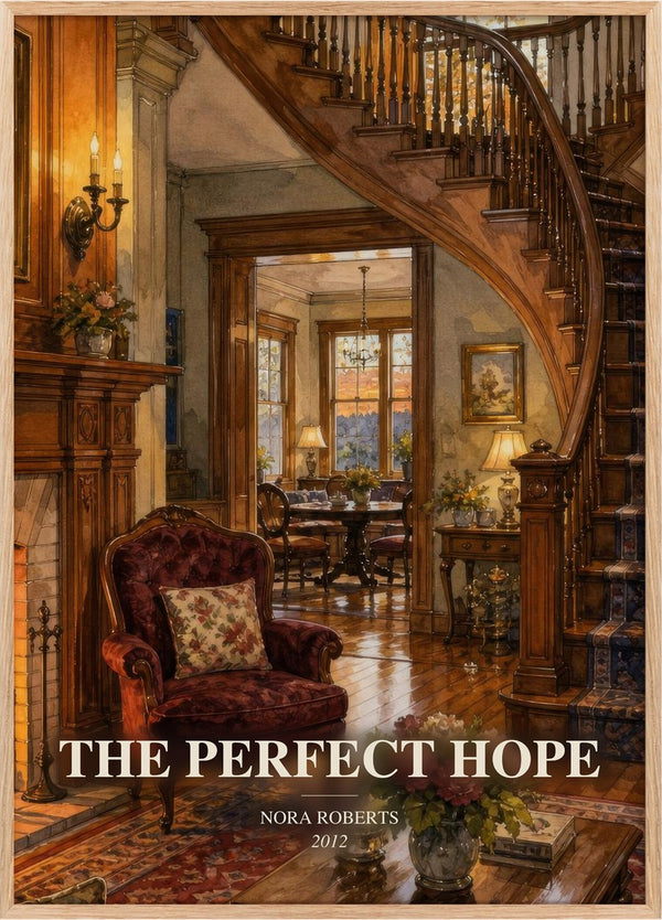 The Perfect Hope Book Watercolour Illustration by Nora Roberts