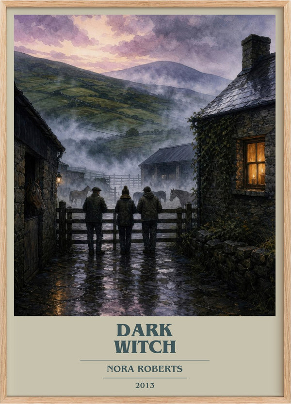 Dark Witch Book Cover Poster by Nora Roberts