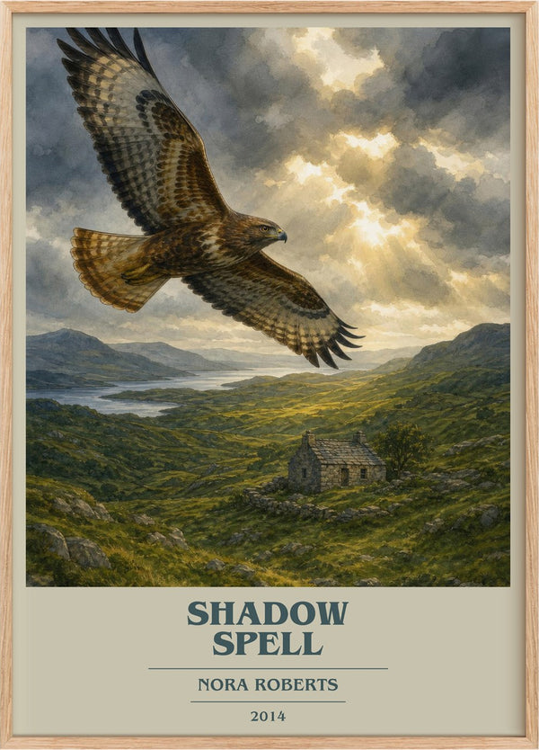Shadow Spell Book Cover Poster by Nora Roberts