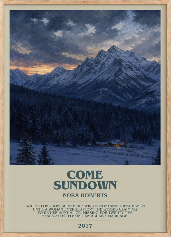 Come Sundown Bookish Wall Art by Nora Roberts